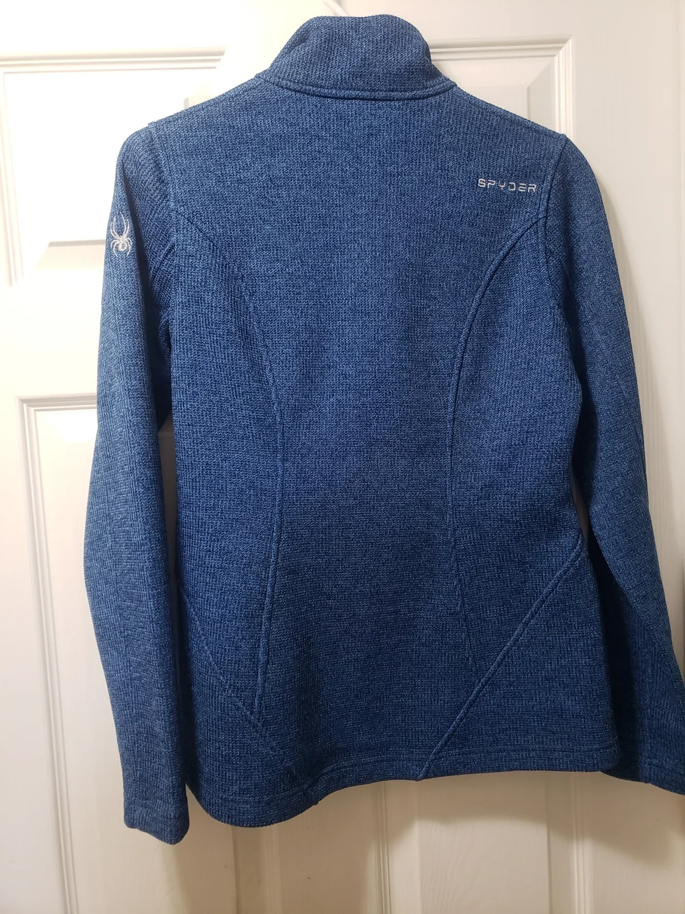Spyder Women's Full-Zip Knit Jacket in Blue